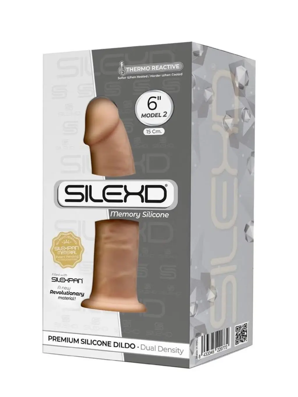 Adrien Lastic Silexpan Dildo 6 Inch - Flesh