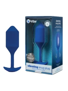 B-Vibe | Vibrating Snug Plug | XL : Navy