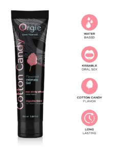 Orgie Lube Tube - Cotton Candy - 100ml